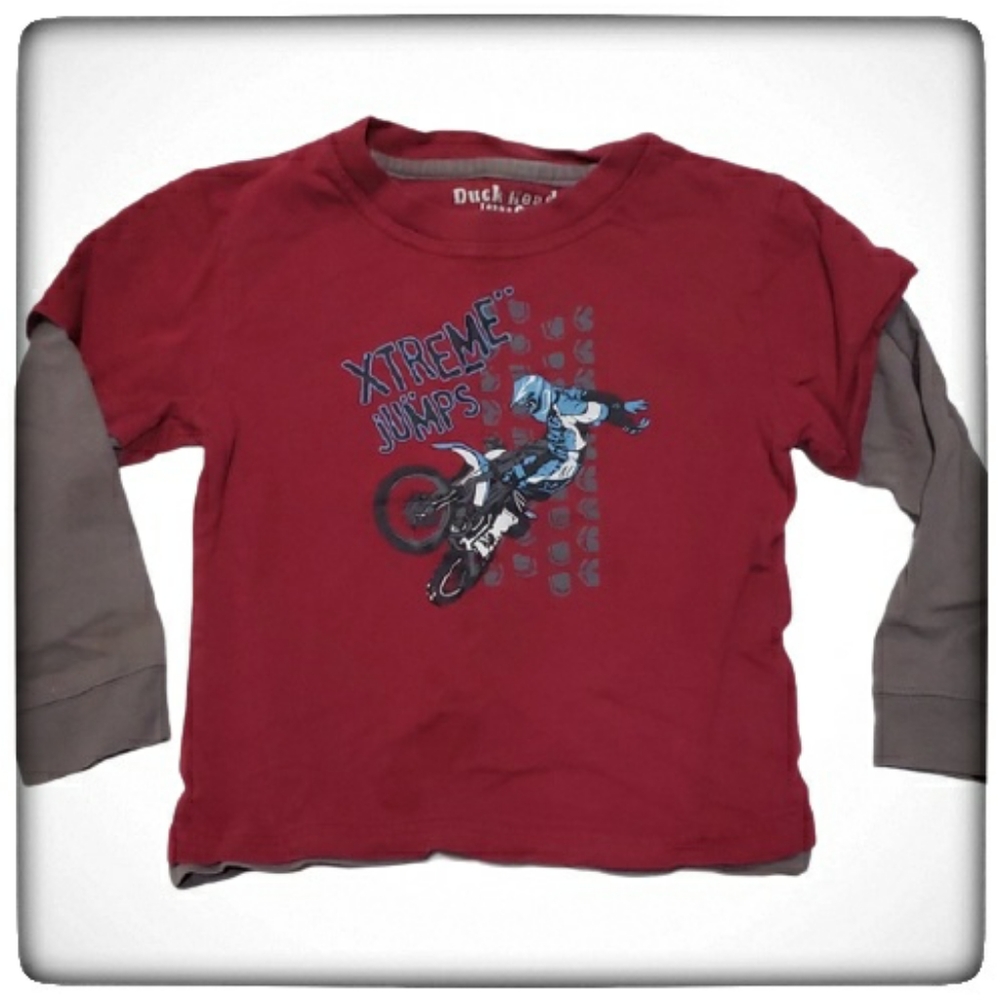 Duck Head Jeans Boys Dirt Bike Shirt-Boys 5